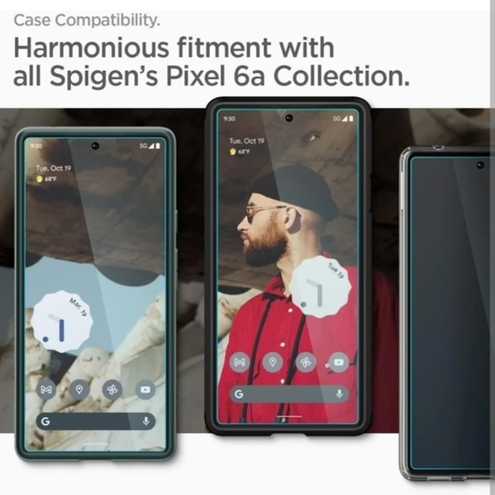 Spigen GlastR‎ EZ Align Master Screen Protector For Pixel 6a Series